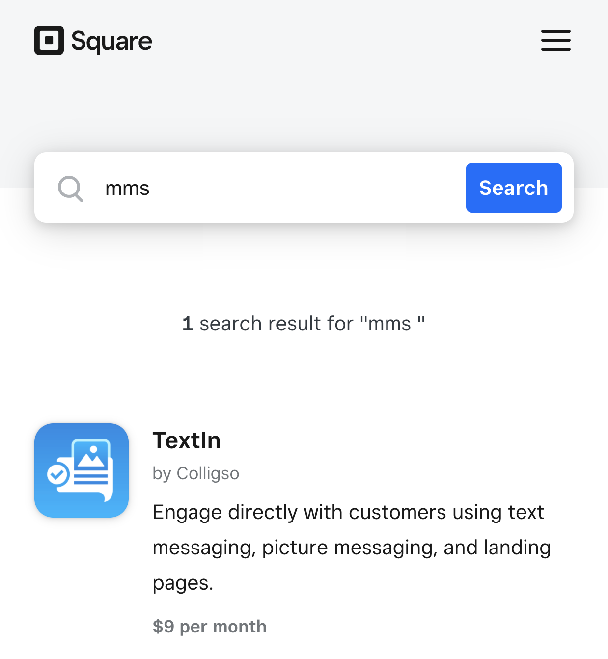 Engage with customers on Square with TextIn